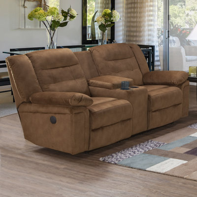 Loon Peak LOON7264 Serta Upholstery Hodgdon Double Recliner Reclining Sofa Upholstery