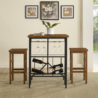 Ordway 3 Piece Dining Set Finish: Moroccan Pine