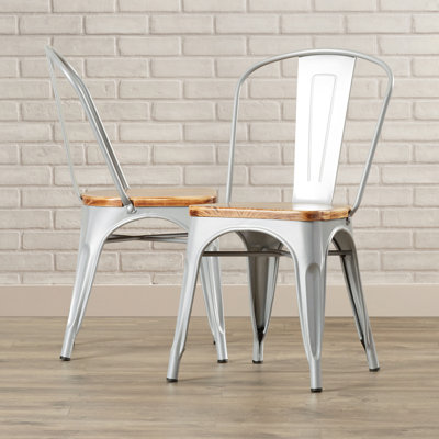 Hugo Side Chair Color: Silver