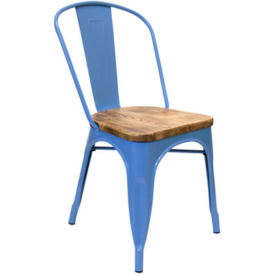 Hugo Side Chair Color: Blue