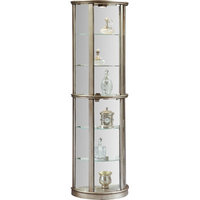 Willa Arlo Interiors Gracelyn Lighted Curio Cabinet Willa Arlo Interiors Gracelyn Lighted