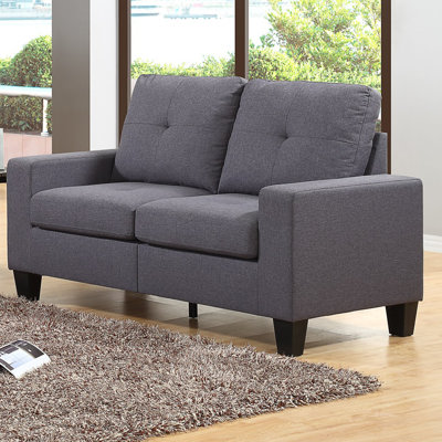 Roundhill Furniture LRH0052GY Fernanda Loveseat Upholstery