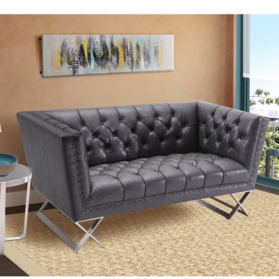 LCOD2BL ARA3199 Armen Living Odyssey Loveseat