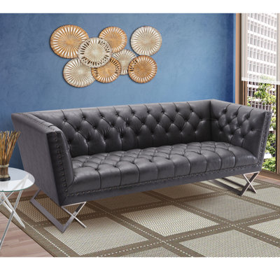 LCOD3BL ARA3200 Armen Living Odyssey Sofa