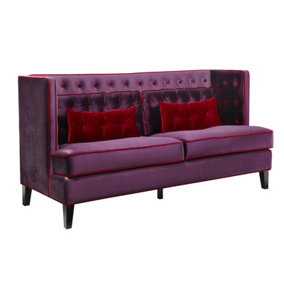 LC21572PU ARA2738 Armen Living Moulin Loveseat
