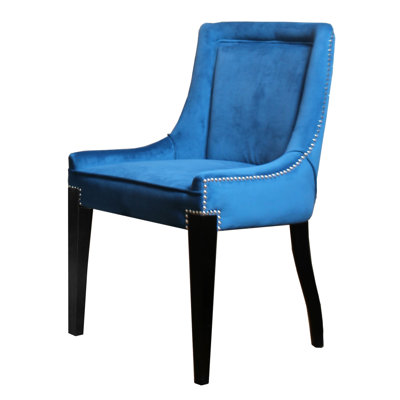 Giselle Castalina Side Chair Upholstery: Teal