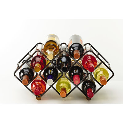 12 Bottle Tabletop Wine Rack