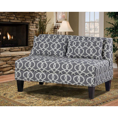 Carolina Accents CA5303-EY Briley Armless Loveseat