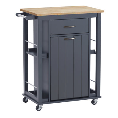 Albatross Kitchen Cart Base Finish: Dark Gray