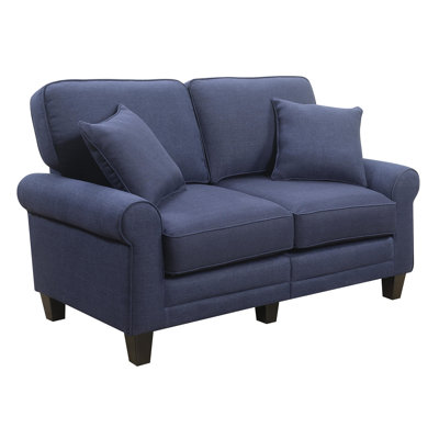 Beachcrest Home BCHH7960 Buxton 61″ Rolled Arm Loveseat Upholstery