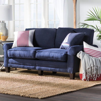 Beachcrest Home BCHH7958 Buxton 73″ Rolled Arm Sofa Upholstery