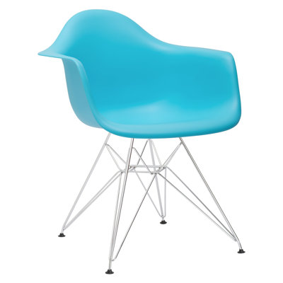 Padget Arm Chair Color: Aqua