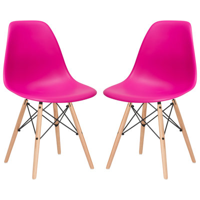 Side Chair Finish: Fuchsia
