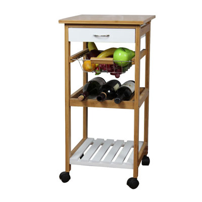 Natural Kitchen Cart