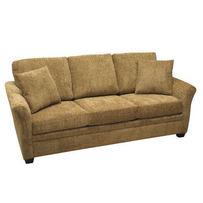 733-605M (Civic Khaki) LR1772 LaCrosse Furniture Emporia Sleeper Sofa with 5″ Memory Foam Mattress