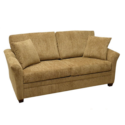 733-505M (Civic Khaki) LR1784 LaCrosse Furniture Emporia Sleeper Loveseat with 5″ Memory Foam Mattress