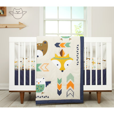 Little Love By Nojo Aztec Infant 5 Piece Crib Bedding Set