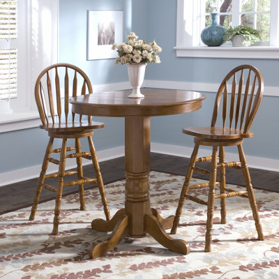 Acadian Pub Table with Optional Stools