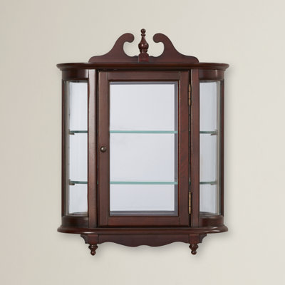 Cheshire Wall-Mounted Curio Cabinet