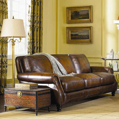 Darby Home Co DABY2267 Goldhorn Leather Sofa