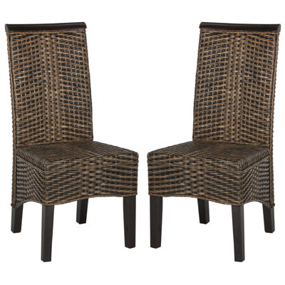 Ohelo Parsons Chair Color: Multi Brown