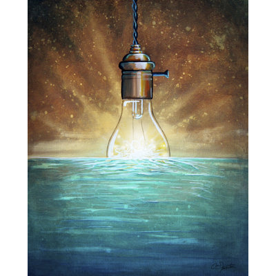 'Solar Energy' by Cindy Thornton Painting Print on Wrapped Canvas 'Solar Energy' by Cindy Thornton Painting Print on Wrapped Canvas