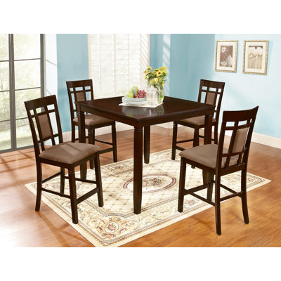 Ighli 5 Piece Counter Height Dining Set