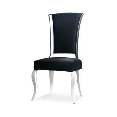 Jaime Side Chair Upholstery: Black