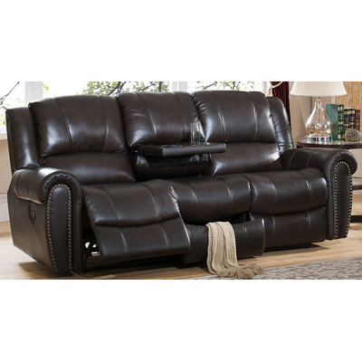 Amax Charlotte-S Charlotte Leather Recliner Sofa