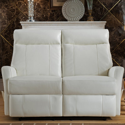 Amax Toledo-L Toledo Leather Reclining Loveseat