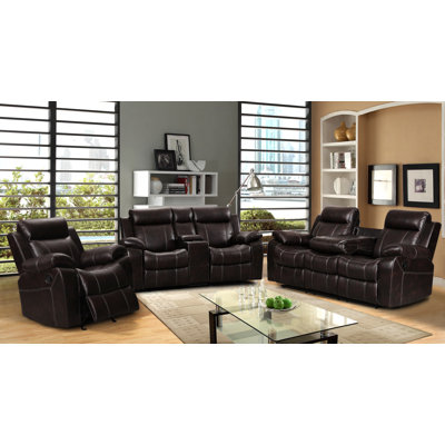 7688-3PC Living In Style Living Room Sets