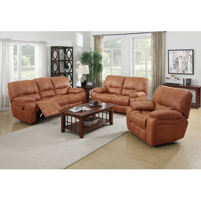 7418-3PC Living In Style Living Room Sets