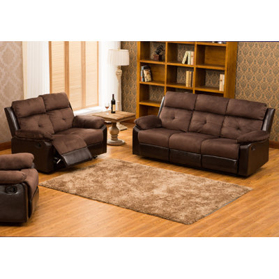 Red Barrel Studio RBRS8658 Tavistock 2 Piece Reclining Sofa and Loveseat Set