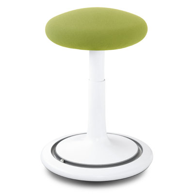 Adjustable Height Bar Stool Upholstery: White/Light Green/Gray