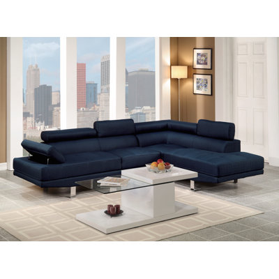 Infini Furnishings INF7569JB Sectional Upholstery