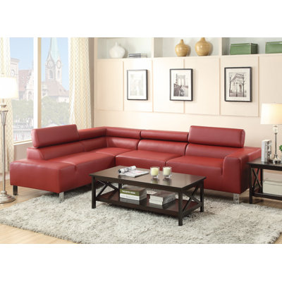 Infini Furnishings INF7300JB Sectional Upholstery