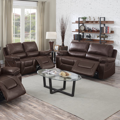 INF67276728JB Infini Furnishings Dark Brown Living Room Sets