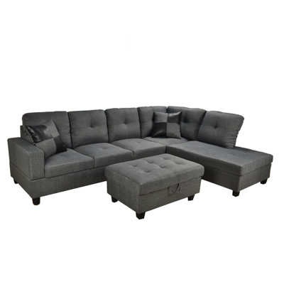 Infini Furnishings INF108BJB Sectional