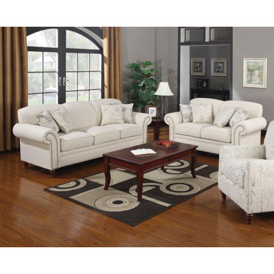 Infini Furnishings INF502511-2JB Nova Sofa and Loveseat Set