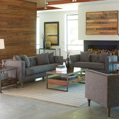 Infini Furnishings INF505771-2JB Sofa and Loveseat Set