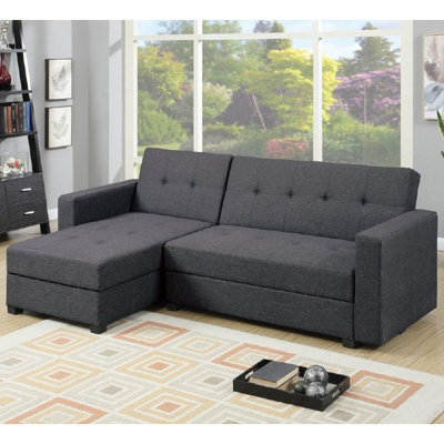 Infini Furnishings INF7896JB Reversible Chaise Sectional Upholstery