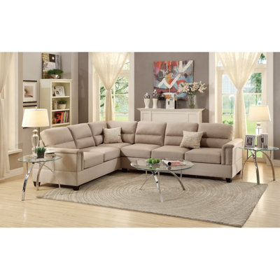 Infini Furnishings INF7860JB Reversible Sectional