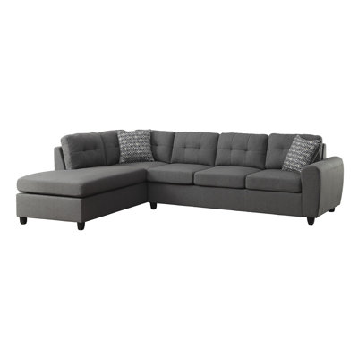 Infini Furnishings INC500413JB Reversible Chaise Sectional