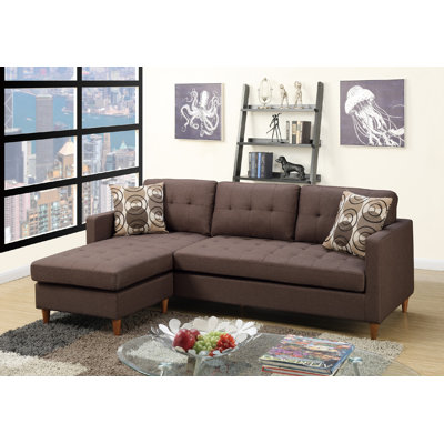 Infini Furnishings INF7086JBW Sectional Finish
