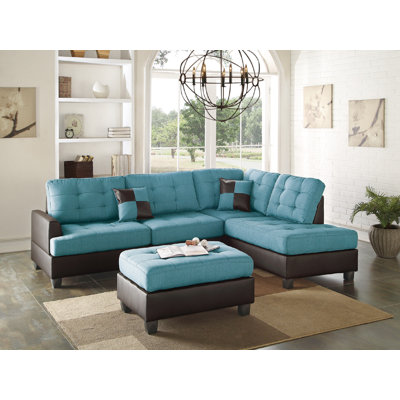 Infini Furnishings INF6859JBW Sectional Finish