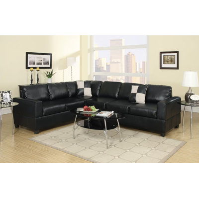 Infini Furnishings INF7630JB Reversible Sectional