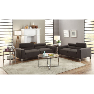 Infini Furnishings INF7267JB Dorris Sofa and Loveseat Set
