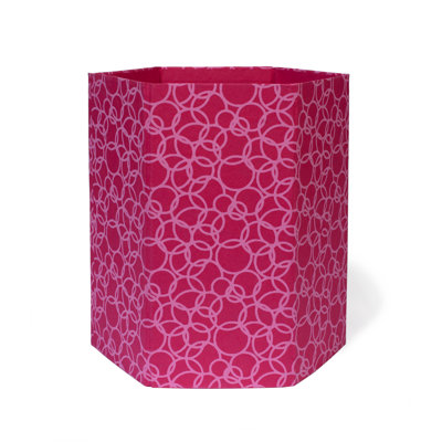 2 Gallon Waste Basket (Set of 3) Color: Pink 2 Gallon Waste Basket (Set of 3) Color: Pink