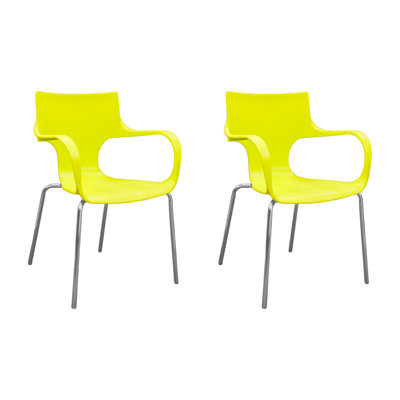 Phin Arm Chair Finish: Yellow