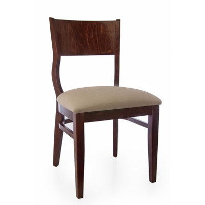 Roma Side Chair (Set of 2) Finish: Walnut